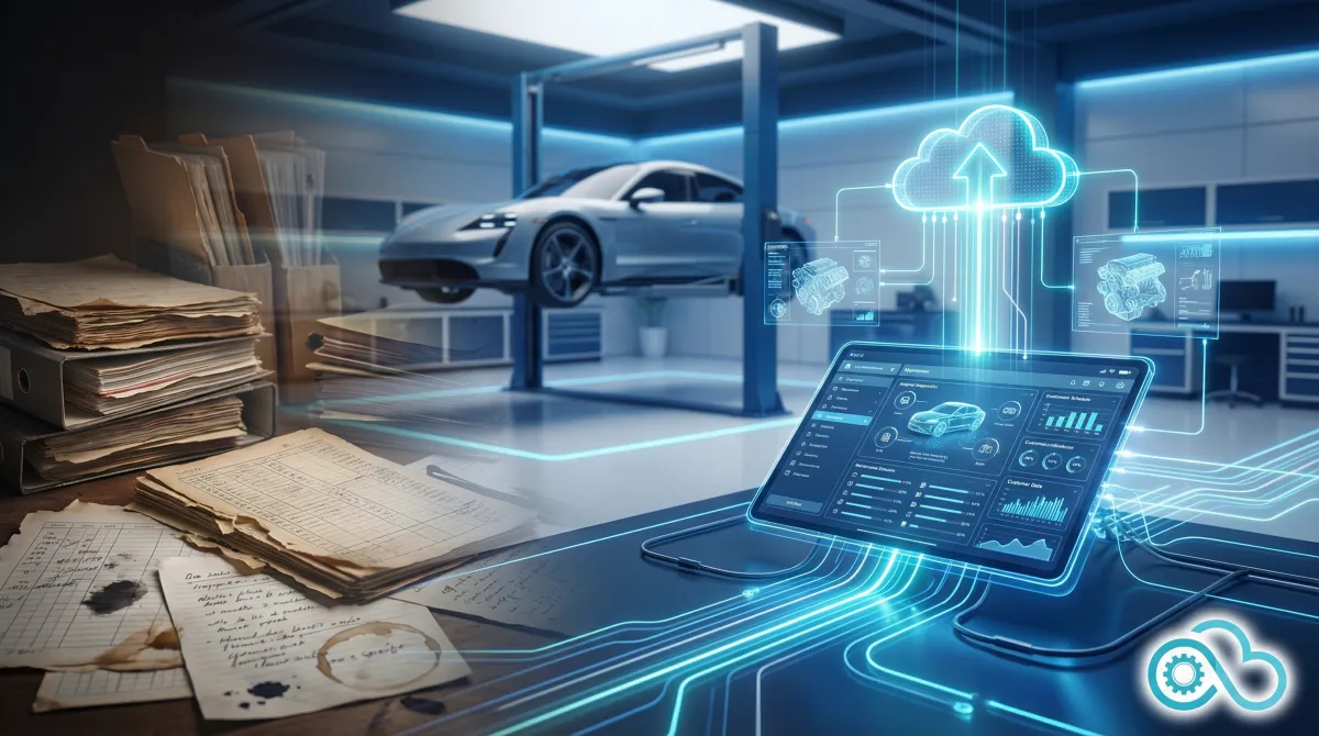 Από το Χαρτί στο Cloud: Ο Πλήρης Οδηγός Ψηφιοποίησης του Συνεργείου σας